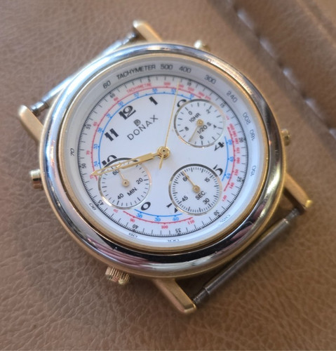 Donax chronograph steel gold - steel,