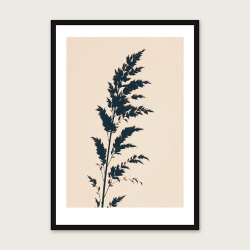 Framed riso style - framed, print